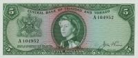 Gallery image for Trinidad and Tobago p27a: 5 Dollars
